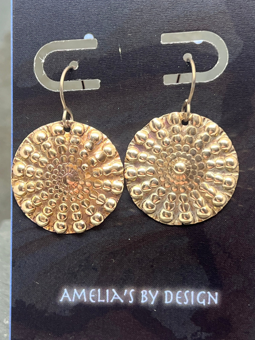 Circle on circle earrings