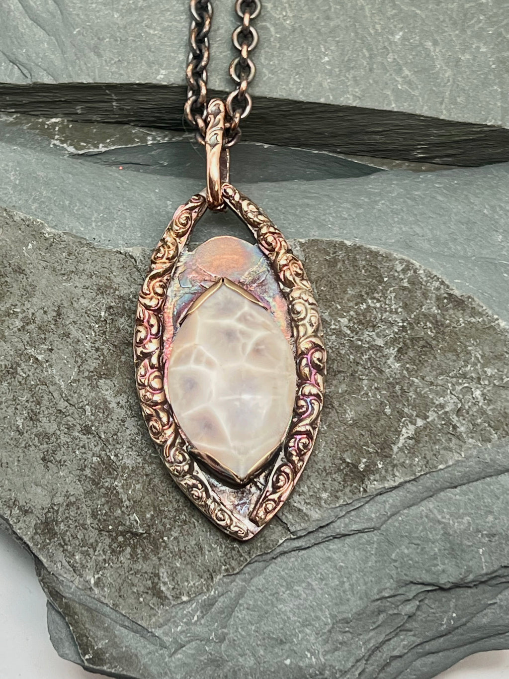 Natrolite pendant
