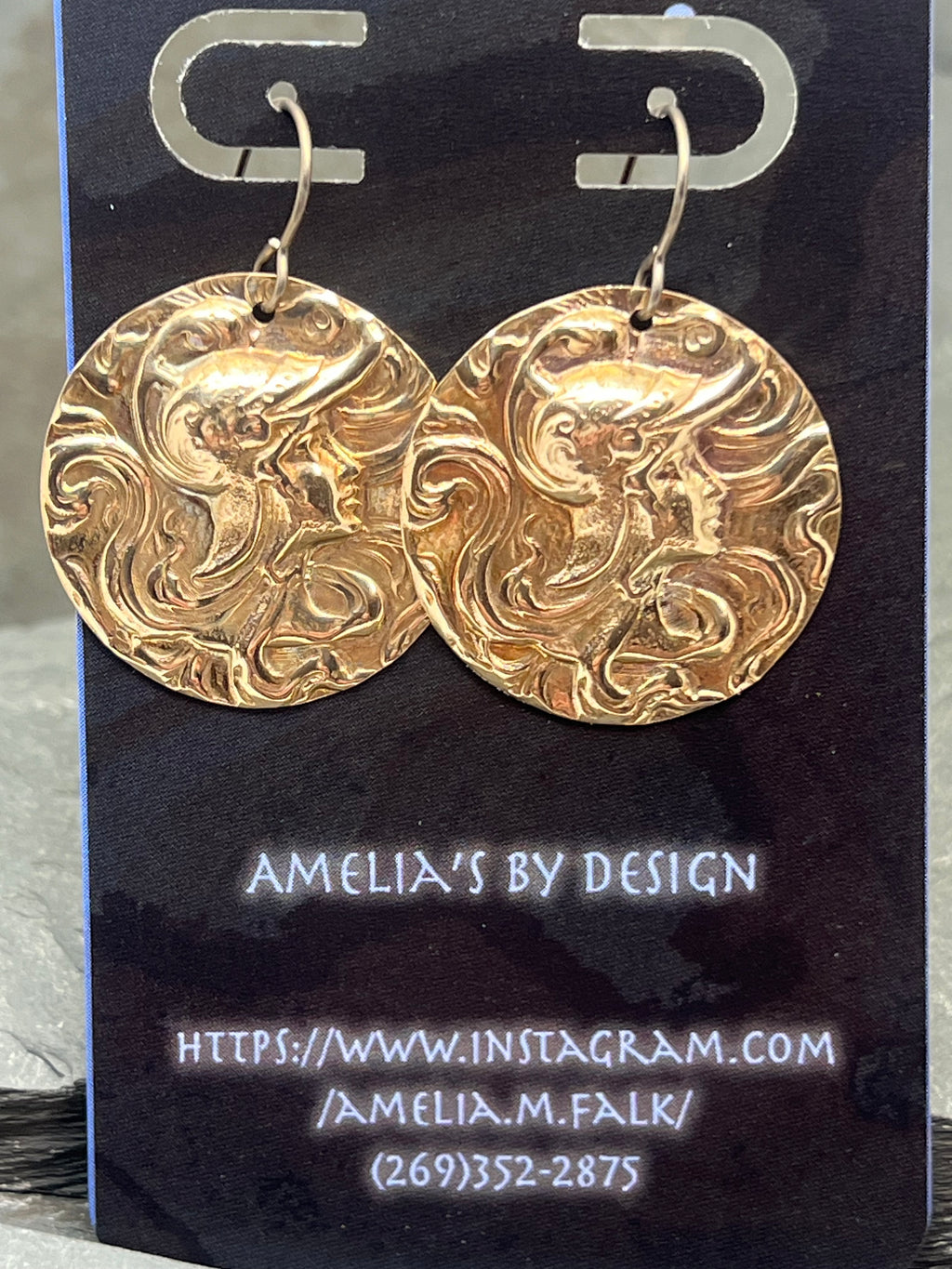 Athena in the wind earrings