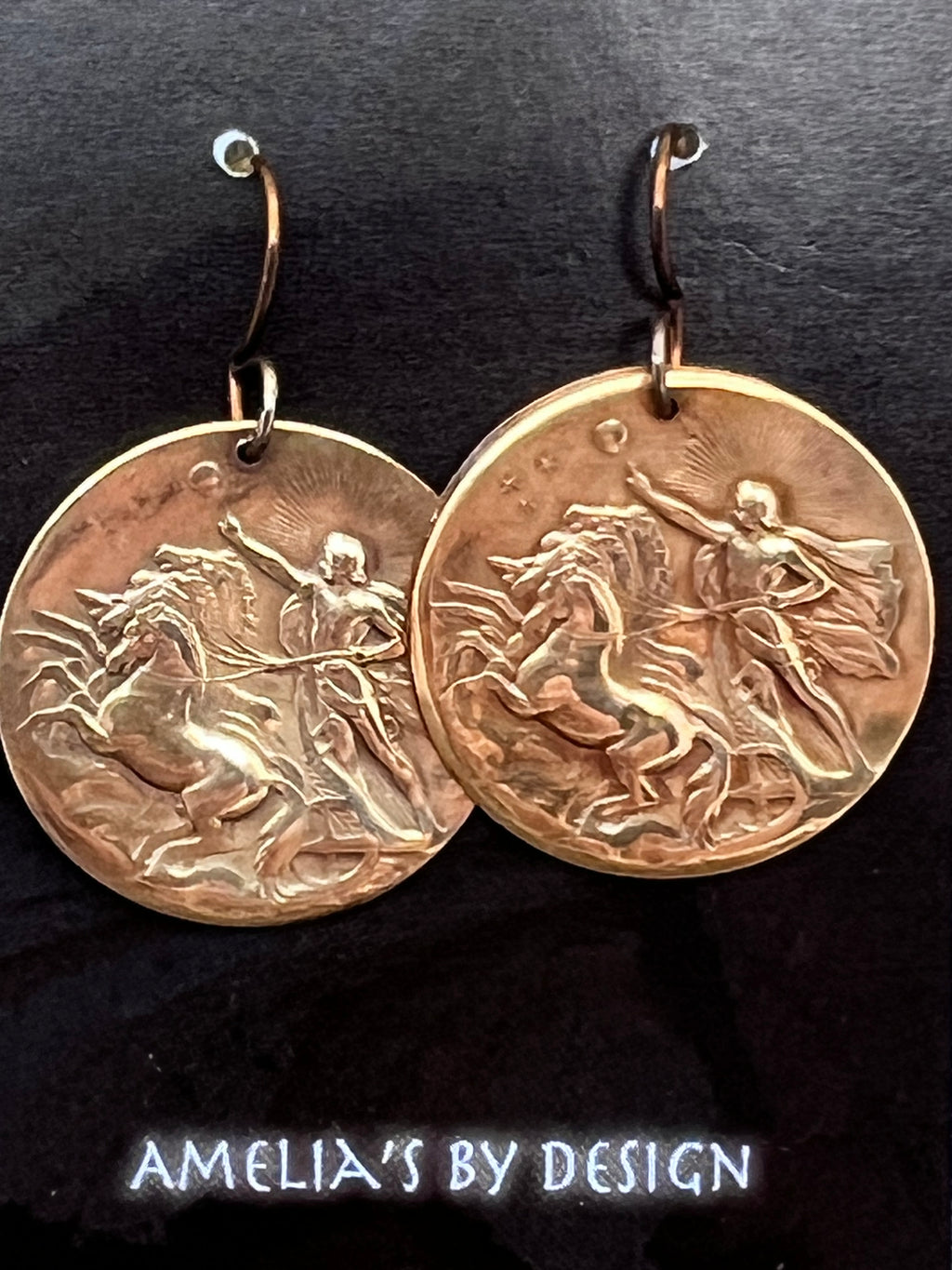 Apollo bringing the dawn earrings