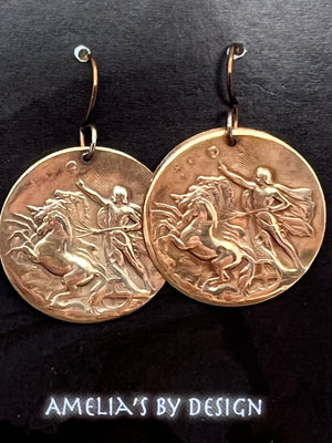 Apollo bringing the dawn earrings
