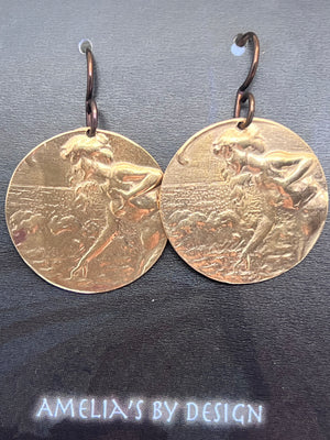 The bather earrings