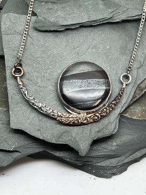 Moonlight on sand pendant