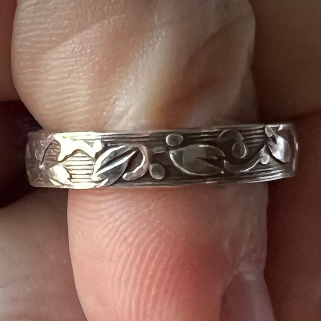 Stacking Ring - Bards pattern