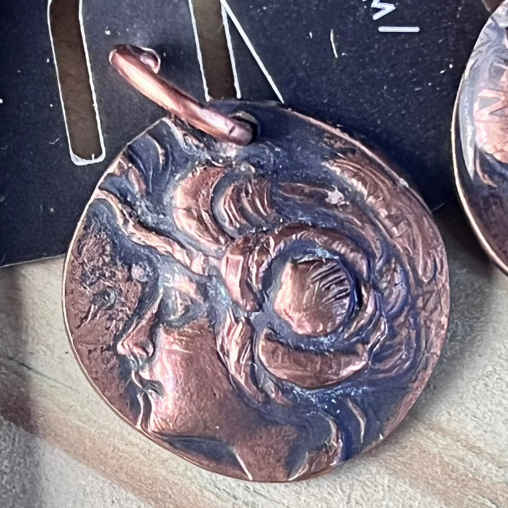 Copper Penny Charm - Leia