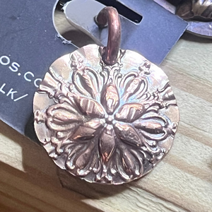 Copper Penny Charm - Snowflake