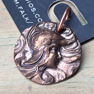 Copper Penny Charm - The Messenger